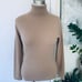 NWOT Pure collection 100% cashmere turtleneck beige sweater size M (8-10)
