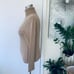 NWOT Pure collection 100% cashmere turtleneck beige sweater size M (8-10)