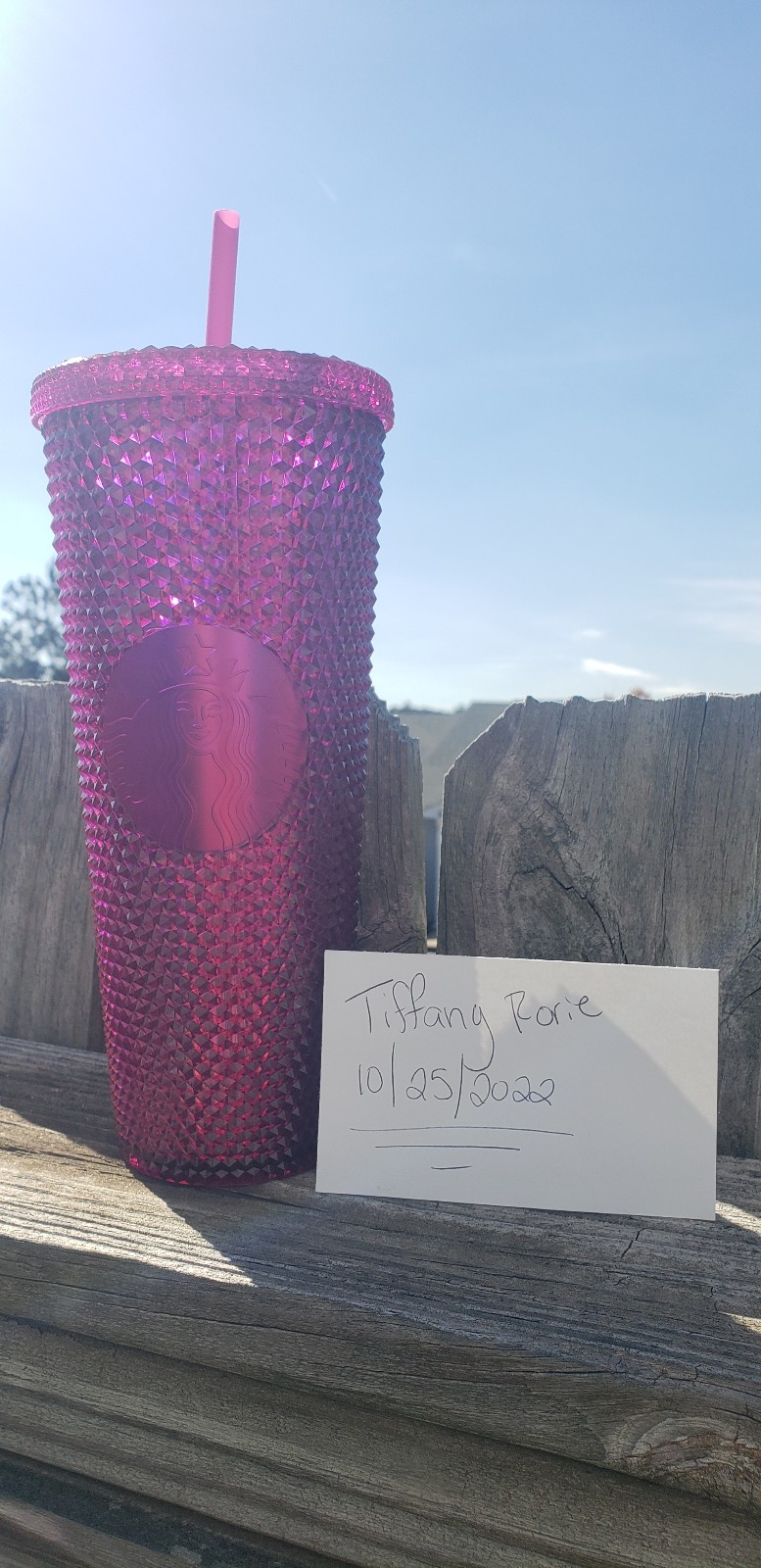 Starbucks berry studded tumbler