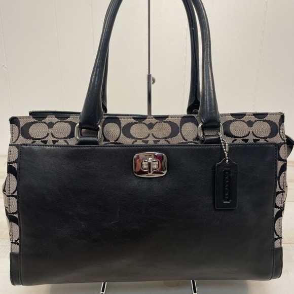 Coach Legacy Signature Chelsea Carryall Black Bag #25371