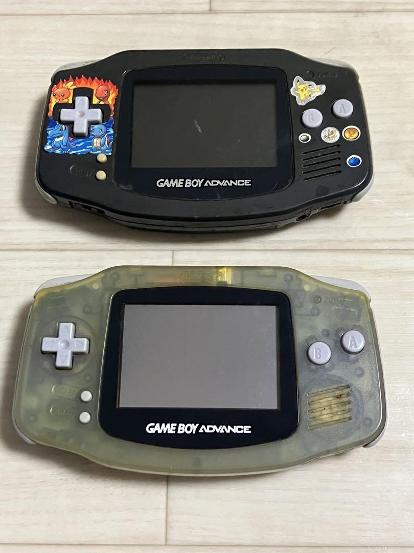 Game Boy Advance, 2 units. Power-on confirmed.
