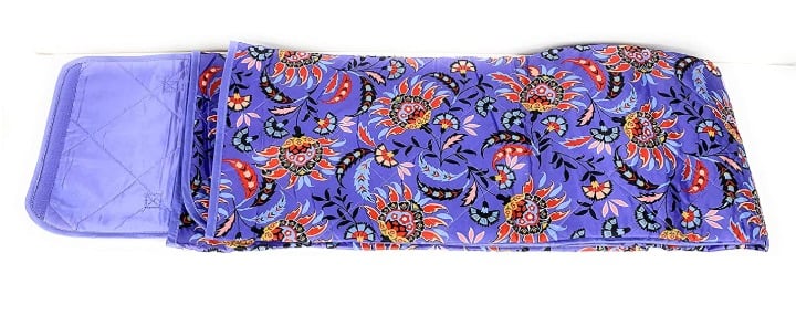 Vera Bradley Packable Picnic Blanket Wipe Clean Mural Garden Roll Up NWT