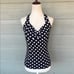 L.K. Bennett Polka Dot Halter Top