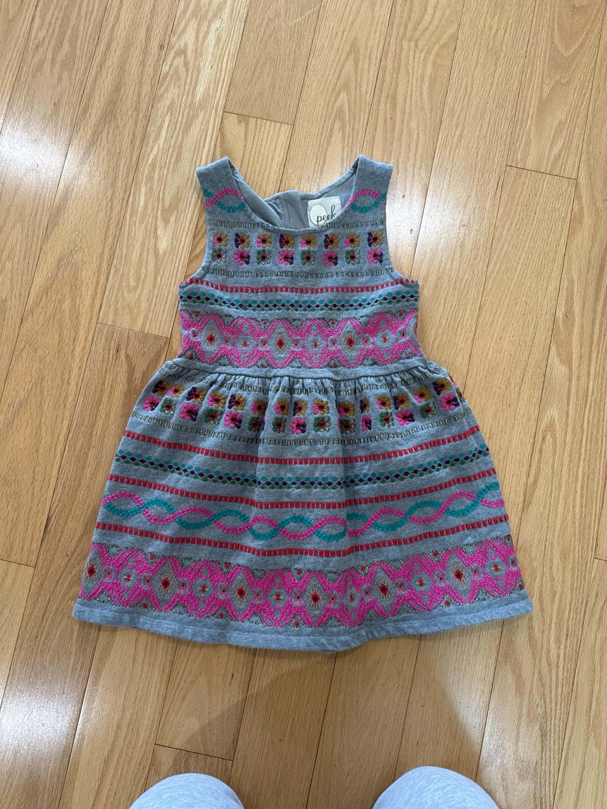 PEEK Dress girls size Small 4-5