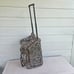 Global Tour Rolling Weekend Duffle Travel Bag Luggage Animal Print Leopard Brown