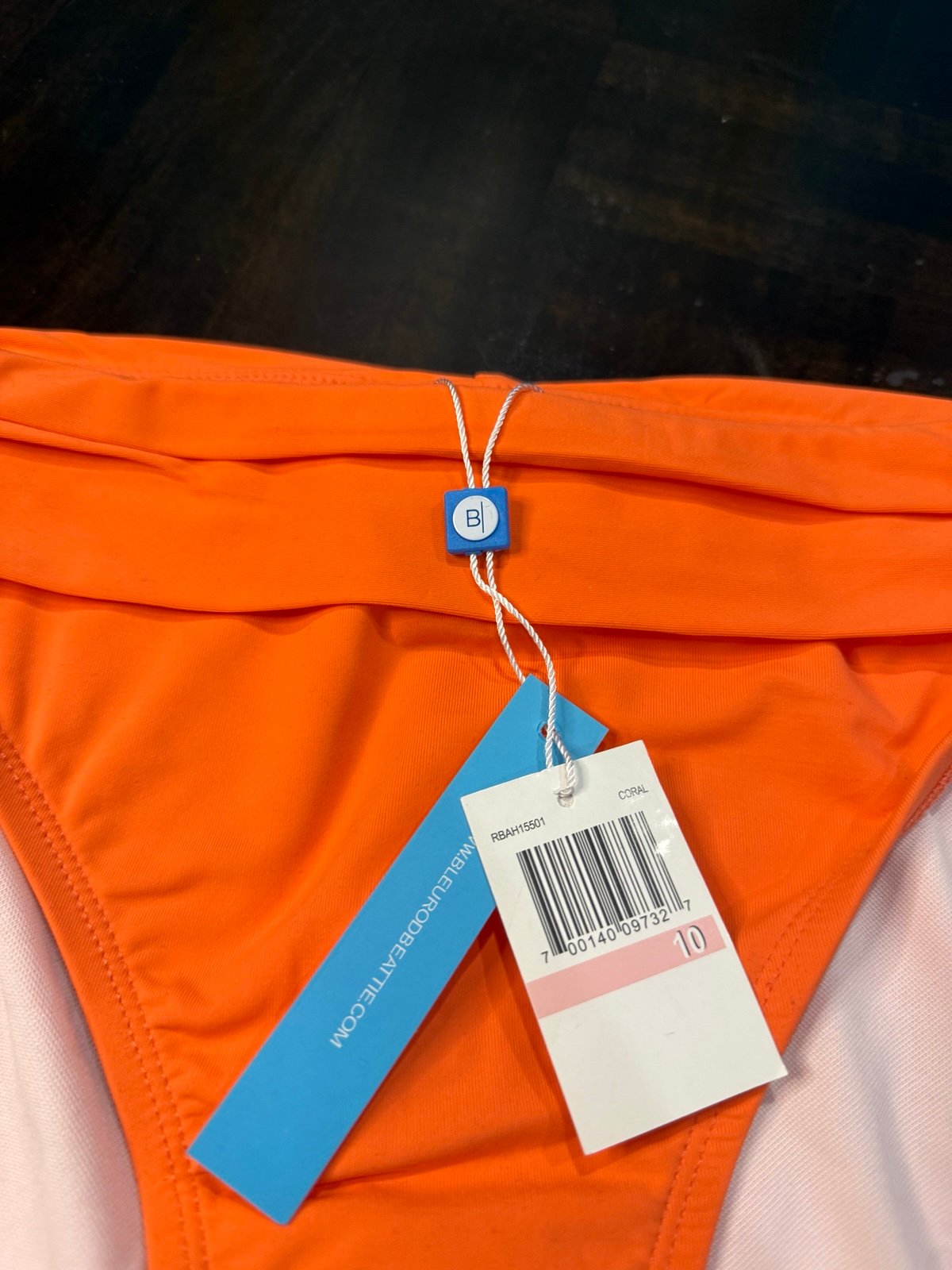 Bleu Rod Beattie Orange Swim Bottom Size 10 Brand New with Tag Vibrant orange sw