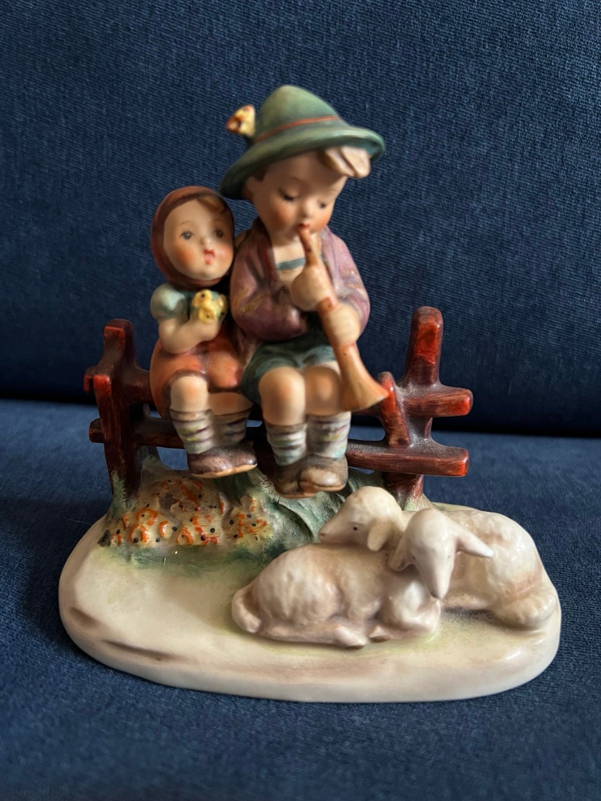 Goebel M.J Hummel 99 Eventide Boy & Girl W. Germany Figurine #99