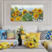 Ardemy Sunflower Wall Art Canvas Flowers Yellow Picture Rustic Floral Field DEF
