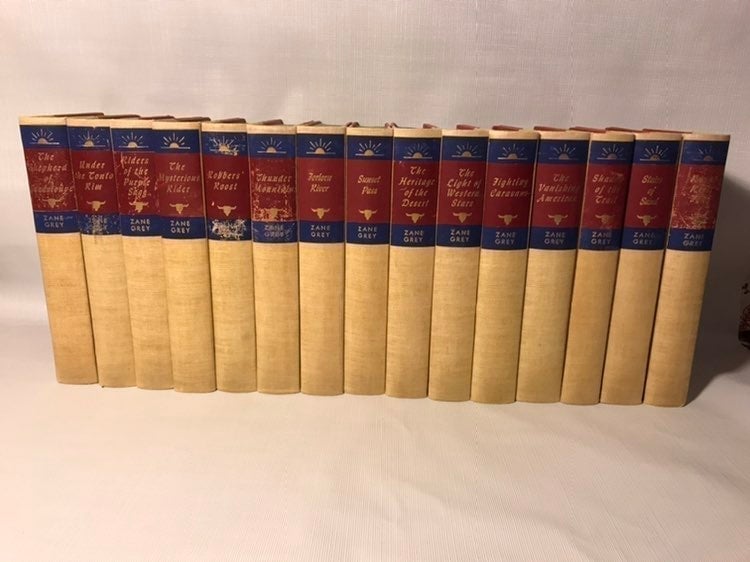 Lot of 15 Zane Grey novels