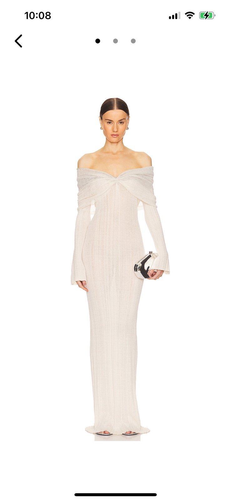 Joysa Dress in mist gray by Aya Muse