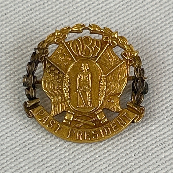 Vintage WBA Women's Bar Association Past President Pin 10K Gold Filled