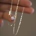 18K Gold Womens 1ct Solitaire Diamond Necklace 18 Sterling Silver New Jewelry
