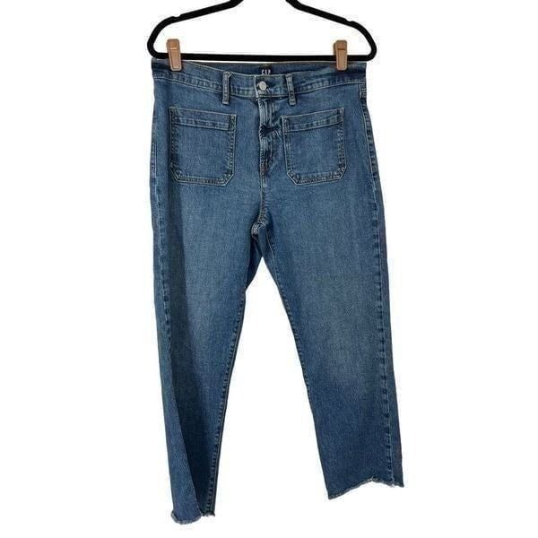 Gap Cheeky Straight Medium Indigo Jeans
