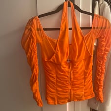 Orange IAMGIA DIEGO HALTER TOP