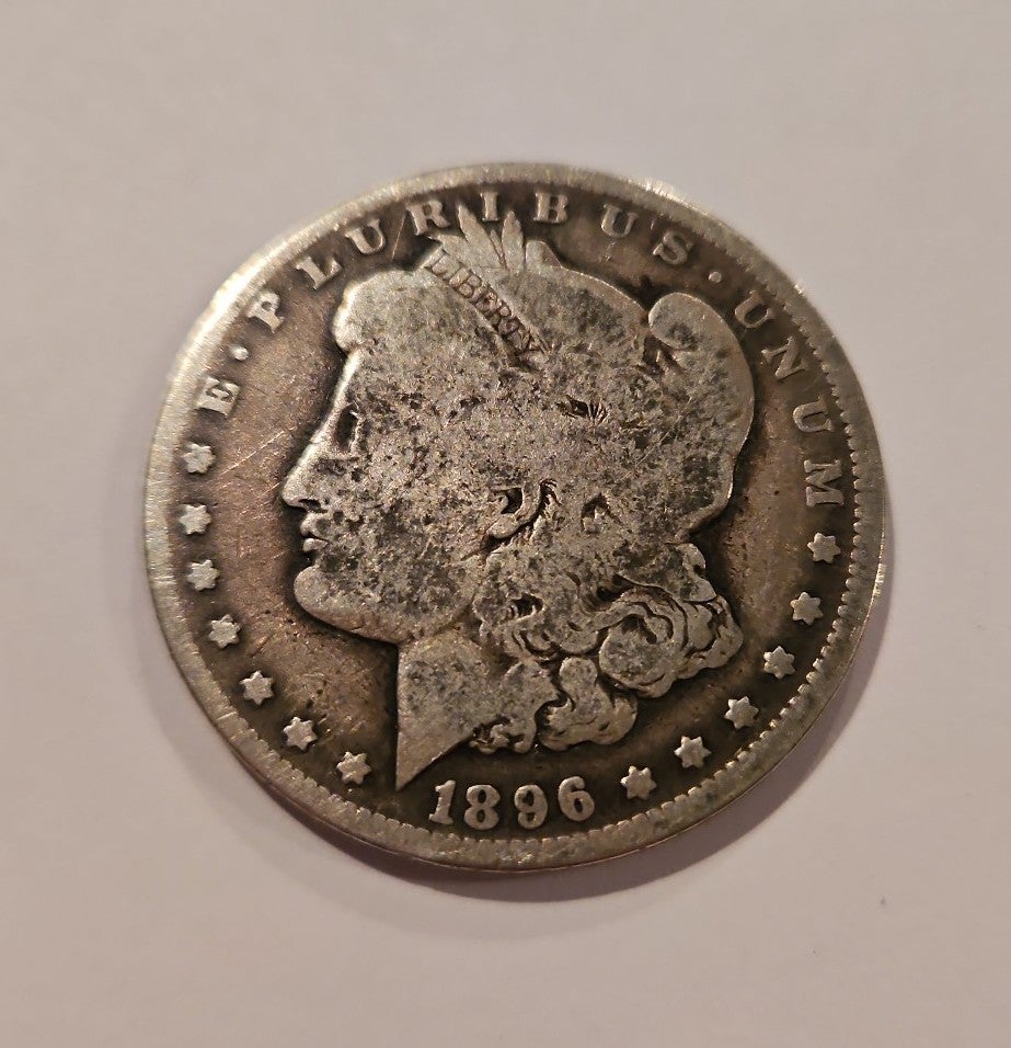 1896 O Morgan Dollar