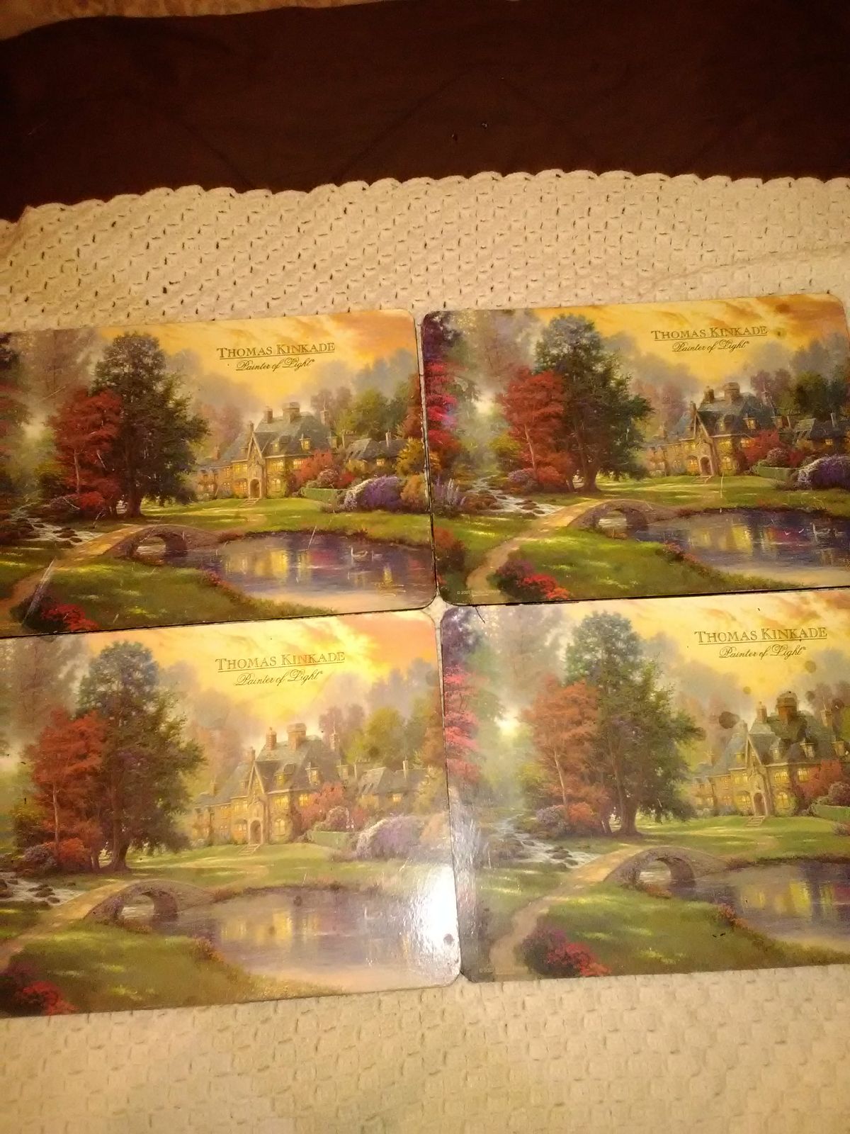 Thomas Kinkade Placemats Set