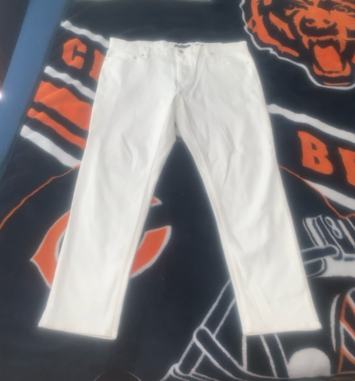 Michael Kors white slim fit jeans size 38