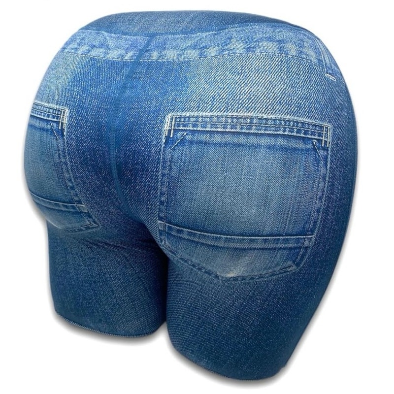 The Buttress Pillow Soft, Supportive, Ergonomic Butt-Shaped Pillow Jean Large