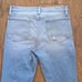 Frame Le Nouveau Straight Belding Distressed Cropped Jeans. Size 31.