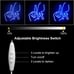 Neon Sign Los Angeles Gesture for Wall Bedroom Blue