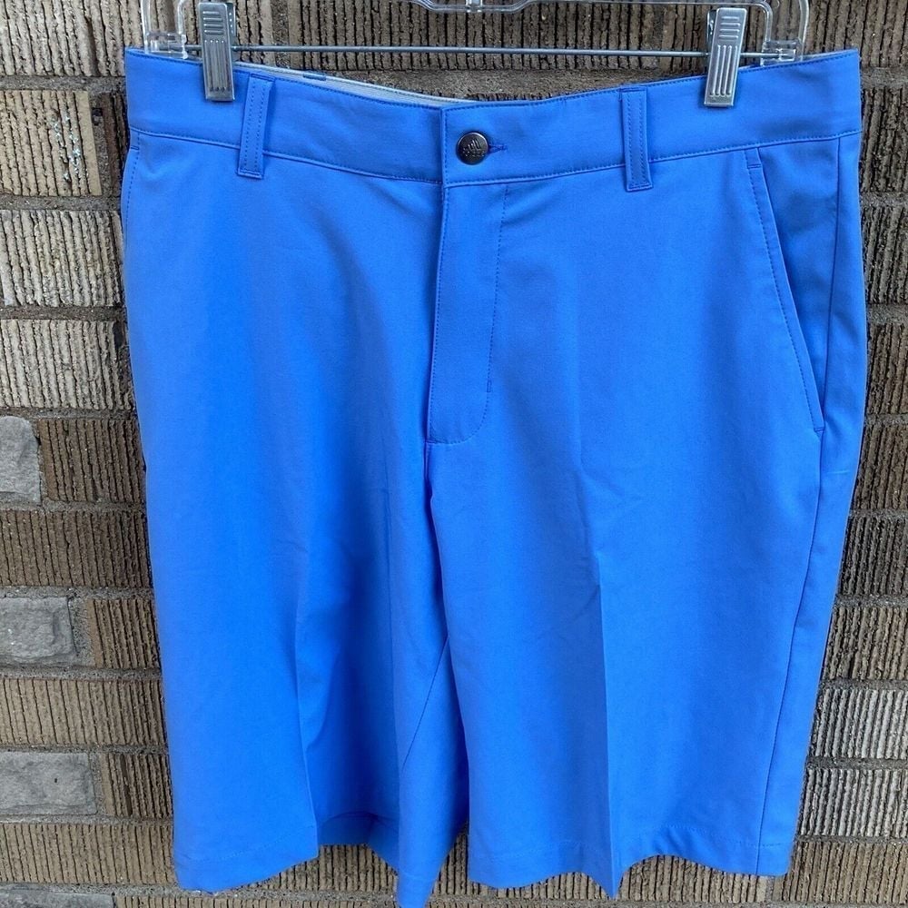 NEW Adidas Ultimate 365 Woven Golf Shorts 9 Mens Size 30 Real Blue