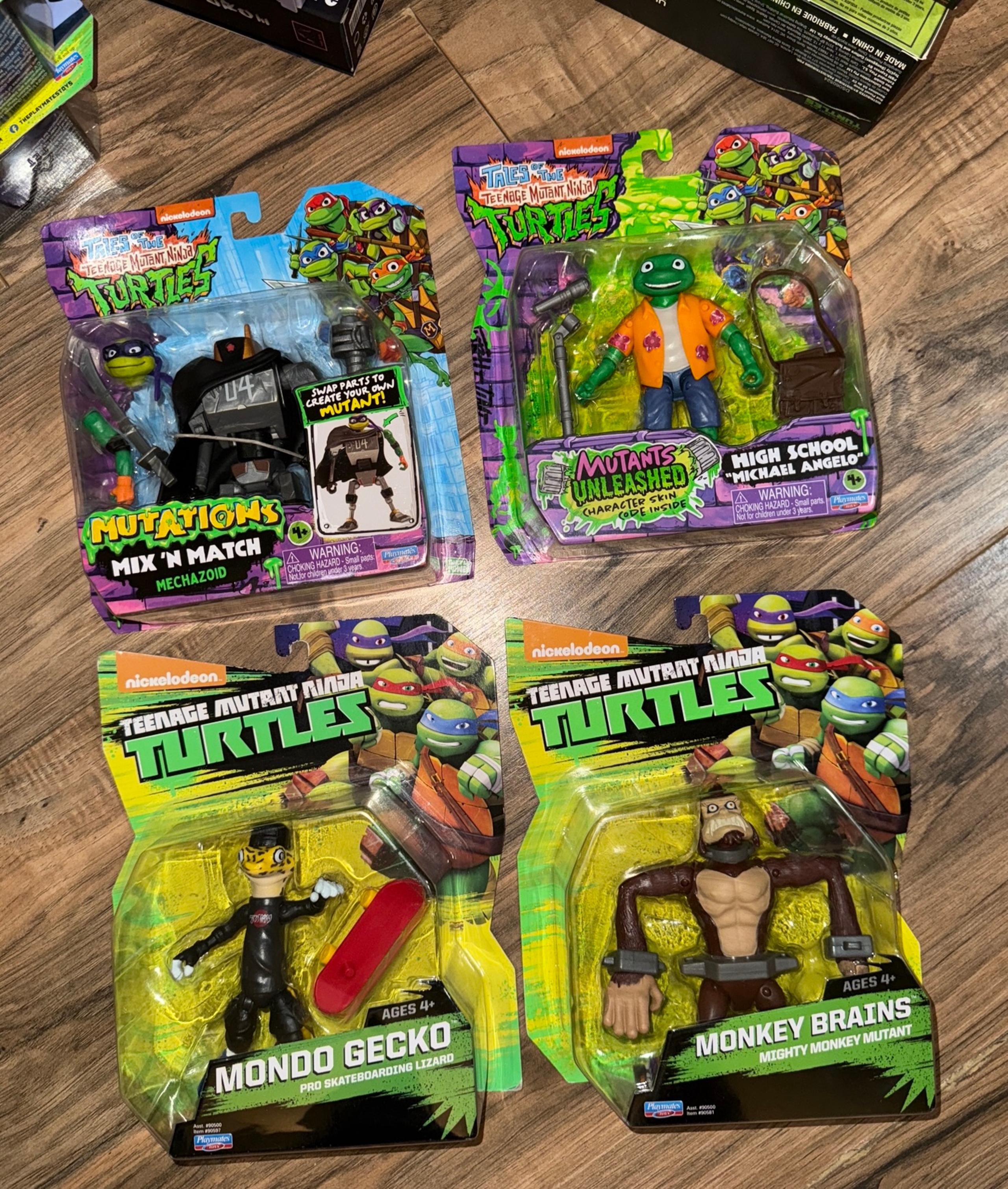 TMNT Teenage Mutant Ninja Turtles Monkey Brains Action Figure NEW Playmates