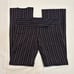 Vintage y2k Charlotte Russe Size 3 Low Rise Pin Stripe Flare Trouser Pants 2000s