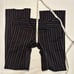 Vintage y2k Charlotte Russe Size 3 Low Rise Pin Stripe Flare Trouser Pants 2000s
