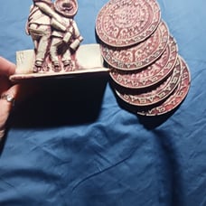 Vintage coaster set