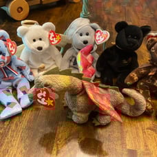 Vintage Beanie Baby Bears Lot
