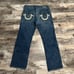 Vintage Y2K True Religion Flap Tab Pocket Jeans Size 34