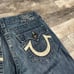 Vintage Y2K True Religion Flap Tab Pocket Jeans Size 34