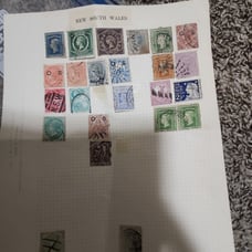 1 sheet Mix Old Victoria Stamps.lot VK 12