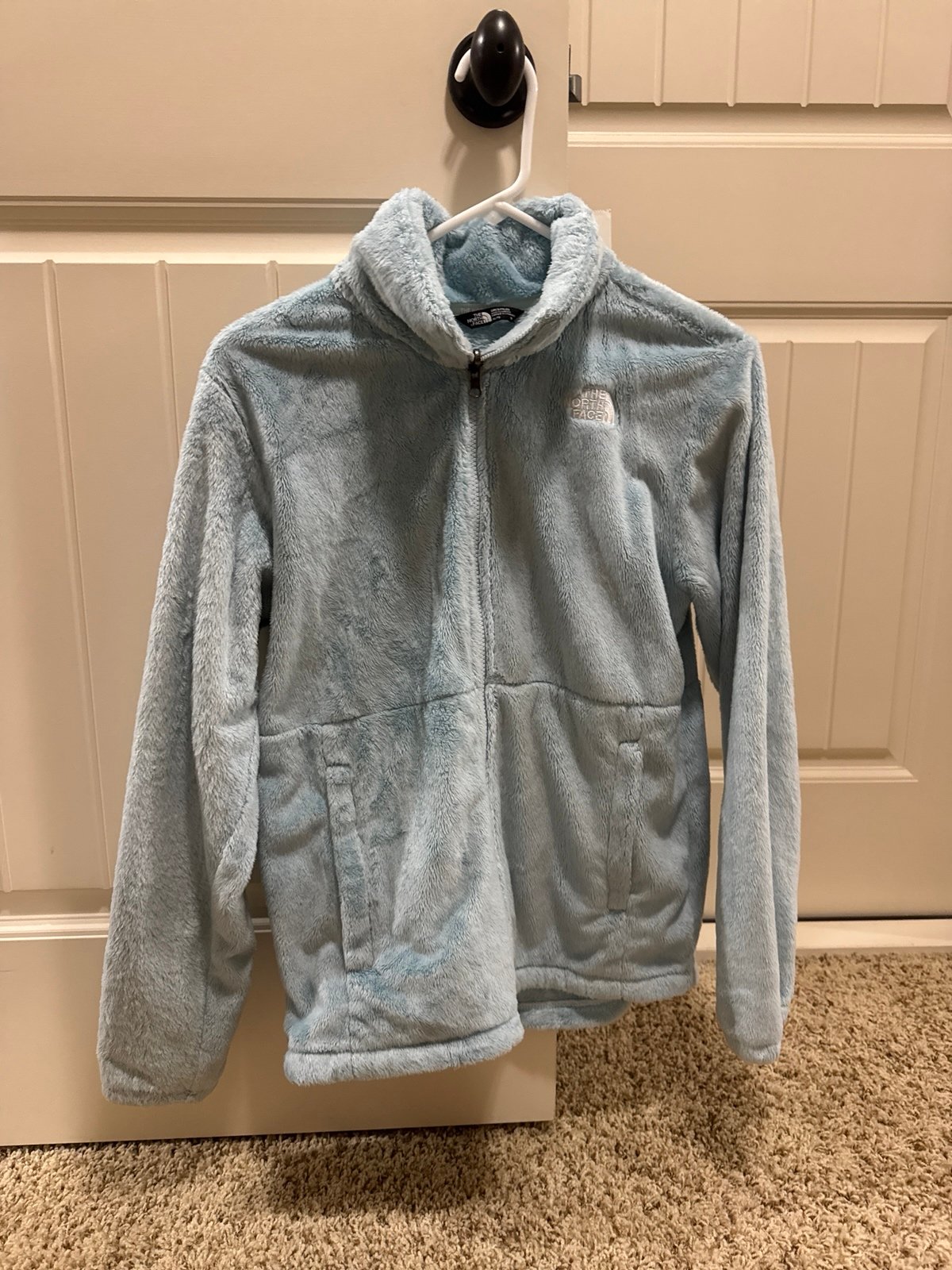 North Face girls blue jacket