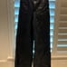 Zara faux leather pants the marine pant