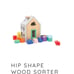 Wonder & Wise: Hip Shape Wood Sorter
