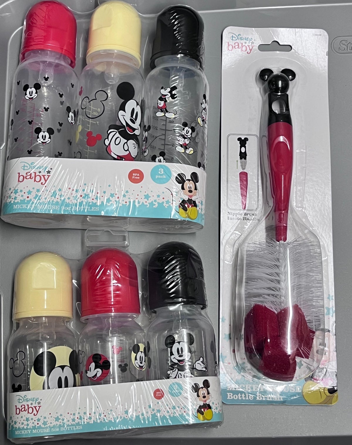Mickey Mouse baby bottle bundle Mickey Mouse baby bottle bundle