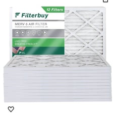 12 pack of 14x20x1 filterbuy ac/furnace air filters