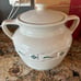 Longaberger vintage NWT 1990 Woven Traditions Heritage Green cookie jar with lid