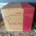 Longaberger vintage NWT 1990 Woven Traditions Heritage Green cookie jar with lid