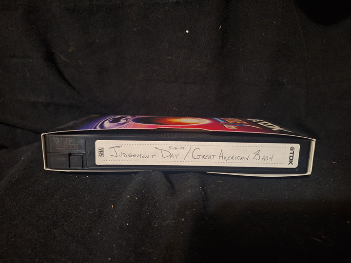 WWE Judgement Day 04 Great American Bash 2004 wwf PPV Live VHS tape