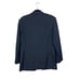 Barneys New York Grid Print Wool Notch Collar 2 Button Blazer Gray Blue 40 S