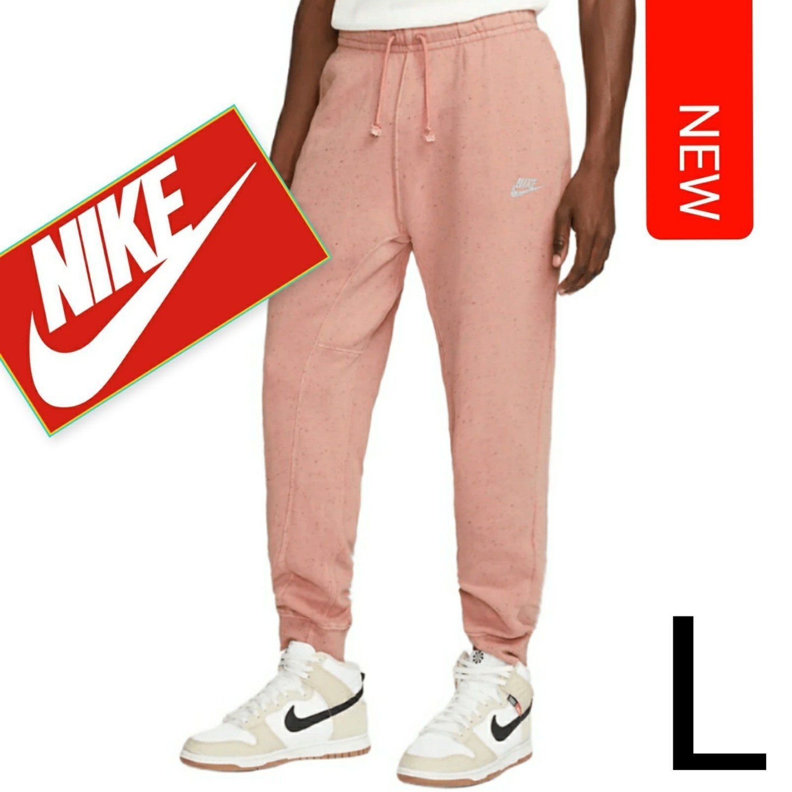 70 New Nike Mens Club Fleece+ Joggers! L