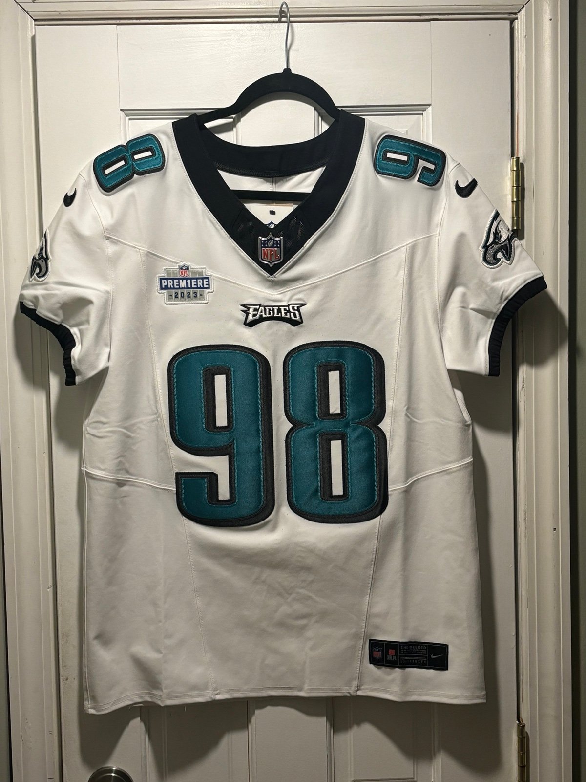Authentic Jalen Carter Eagles PREM1ERE Nike F.U.S.E. Elite Jersey