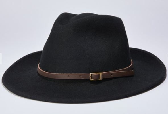 Houston Black Festival Style Felt Hat - Unisex