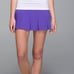NWOT Lululemon Pleat to Street Purple Skort Sz.4