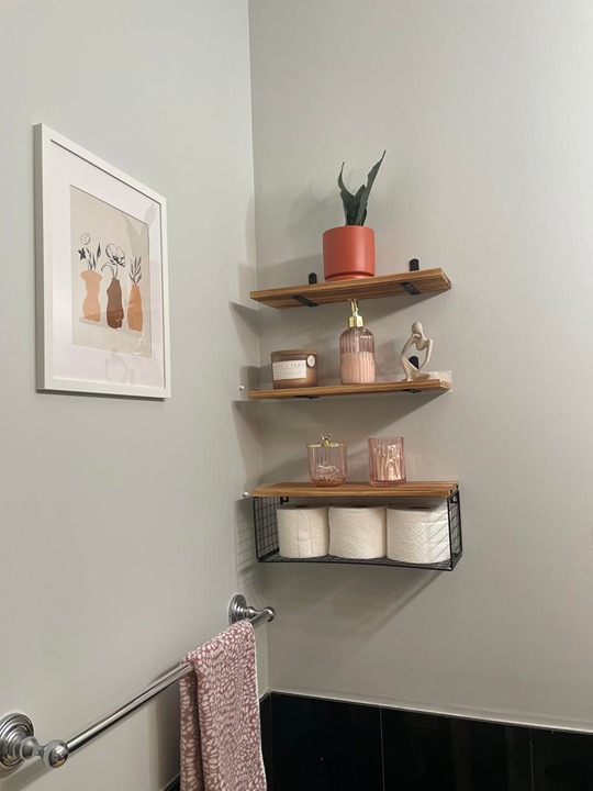 Bathroom Shelf Over Toilet, Floating Bathroom Shelf Wall Mounted