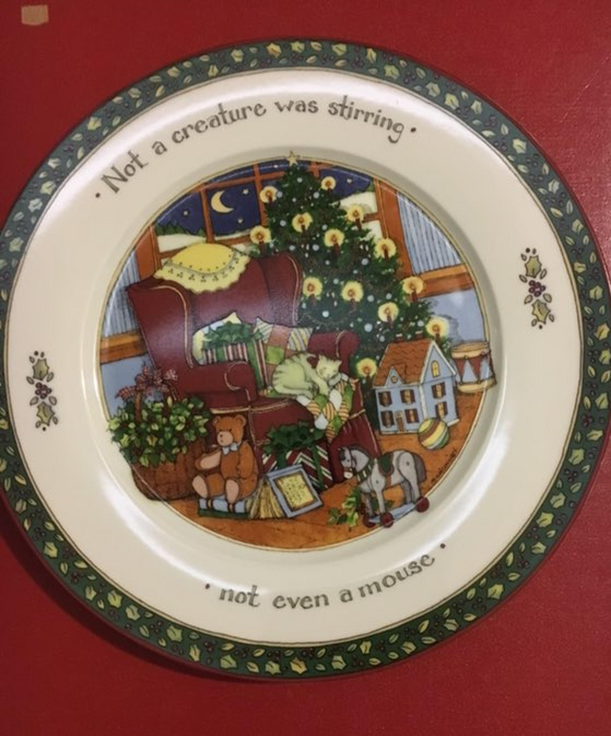 Not a creature was stirring Plate