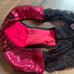 VS PINK vintage lace back IN LOVE sequin panty