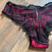 VS PINK vintage lace back IN LOVE sequin panty